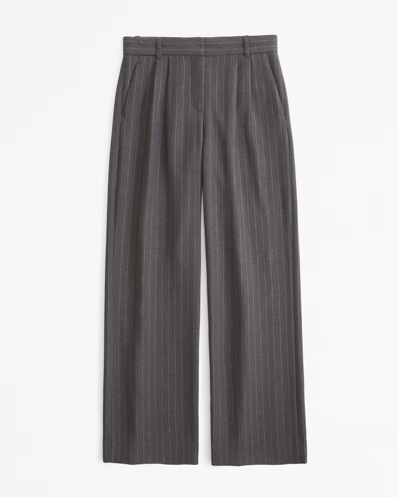 A&F Sloane Low Rise Tailored Wide Leg Pant | Abercrombie & Fitch (US)