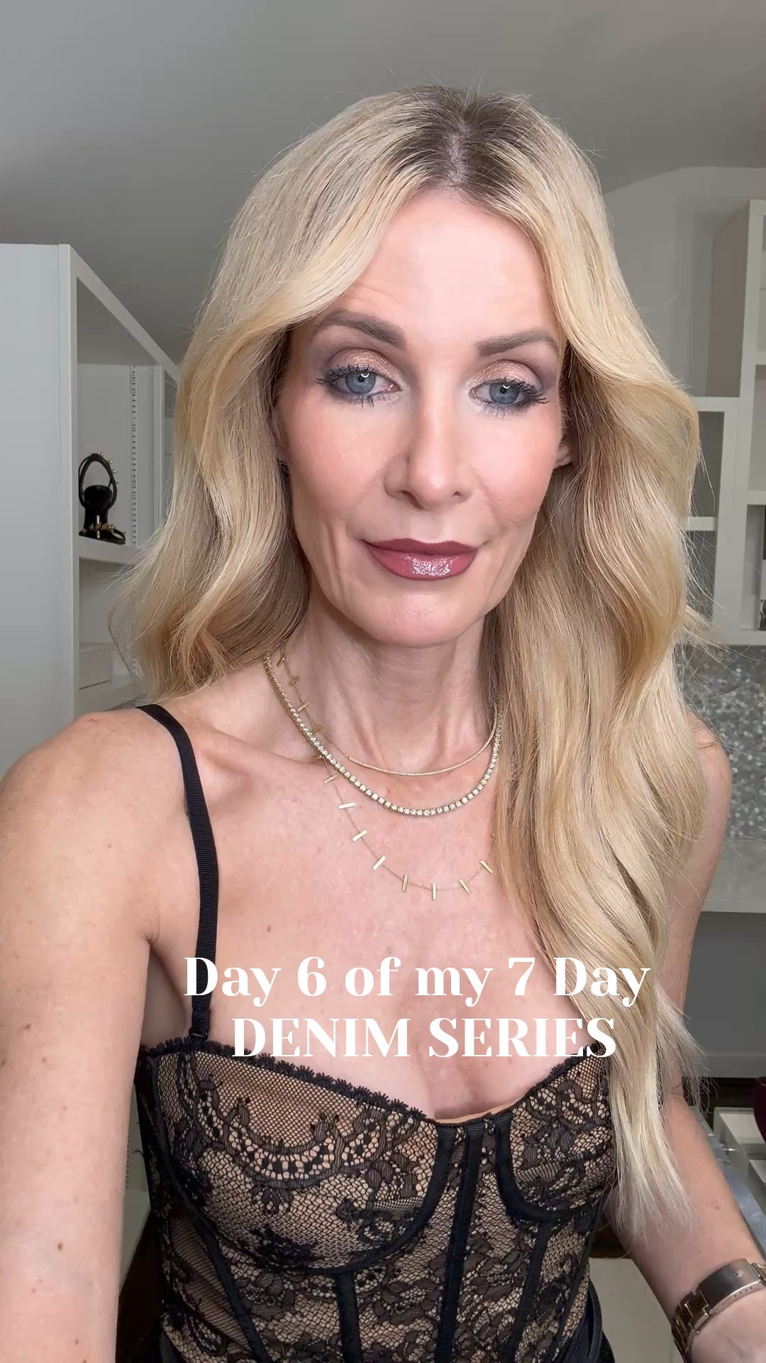 Day 6 of my 7-Day Denim Series and we’re talking about one of 2026’s biggest denim trends… the skinny flare 👖✨

And let me tell you—these Veronica Beard skinny flares might just be the most universally flattering jeans on the market. 🙌🏼

✔️ Legs look MILES long
✔️ Hugs your curves in all the right places
✔️ Snatches the waist
✔️ The perfect going-out jean

I styled them with a lace bustier and this fabulous cropped silk blazer for the ultimate elevated denim moment. 🔥

Also… Happy Valentine’s Day 💘 Wishing you so much love today, no matter what your relationship status is. Love day is for everyone. 🤍

✨ Fit details:
Jeans run true to size — I’m wearing a 24
Jacket + bustier — wearing an XS



#LTKootd #LTKdayinmylife #LTKOver40