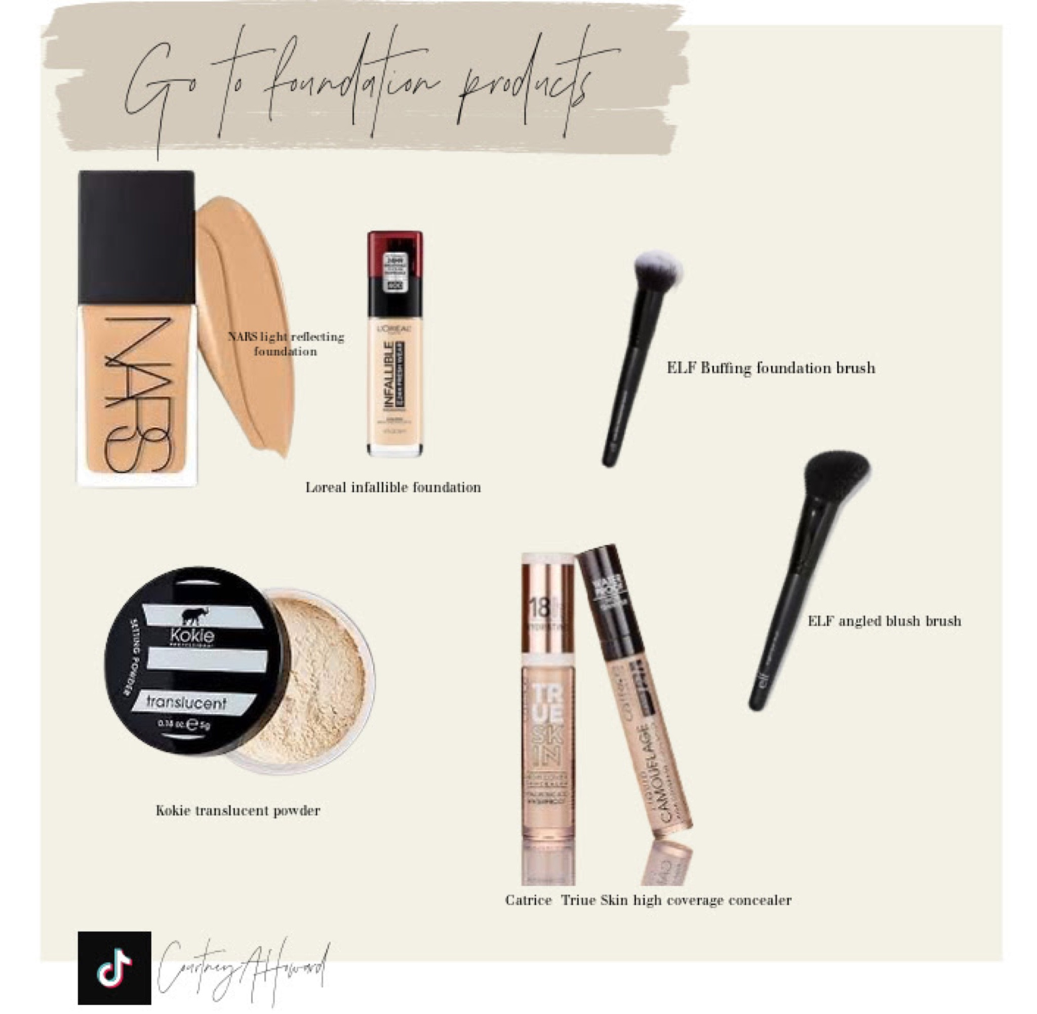 My go to foundation products 

#LTKHoliday #LTKGiftGuide #LTKunder100