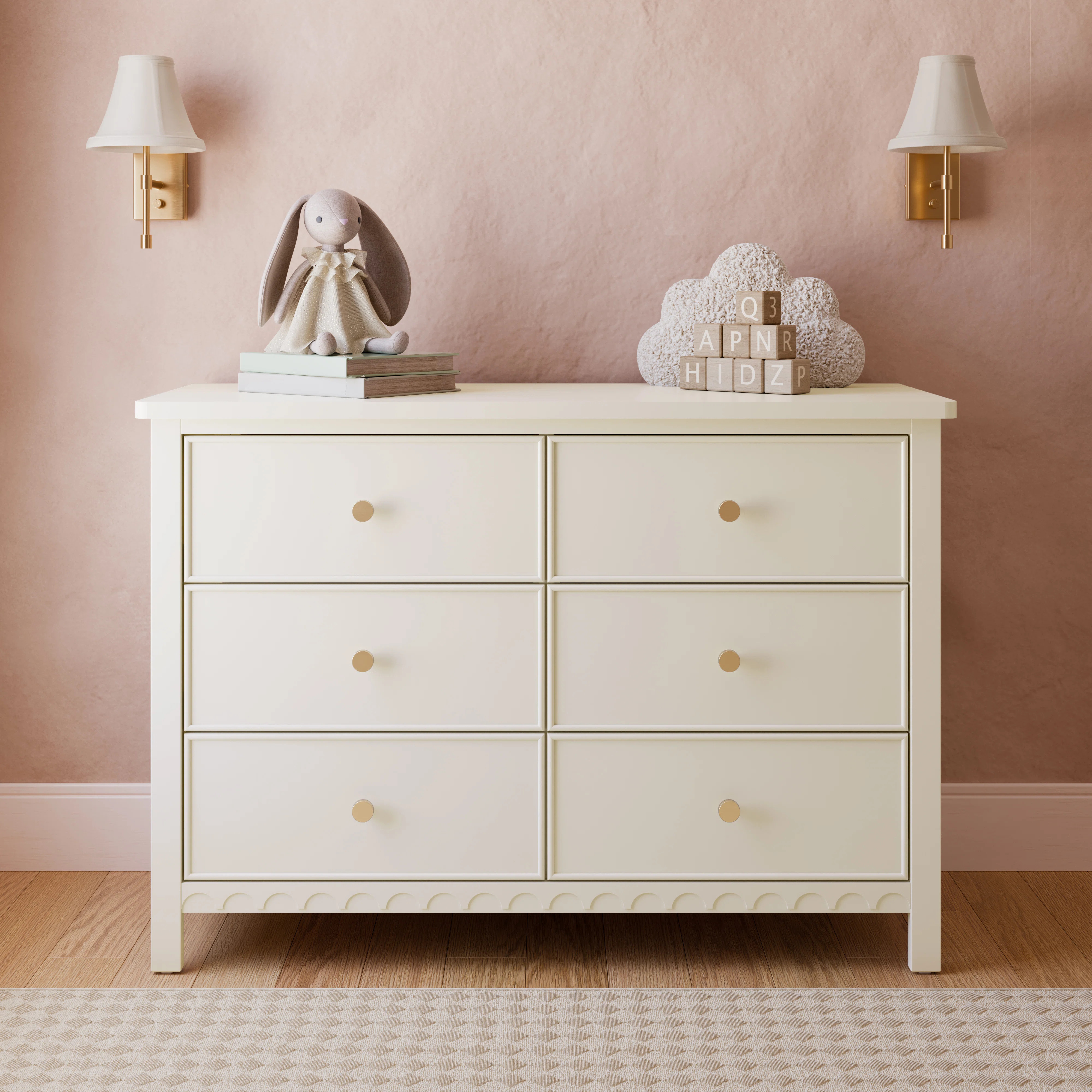 Sasha 6 Drawer Double Dresser | Wayfair North America
