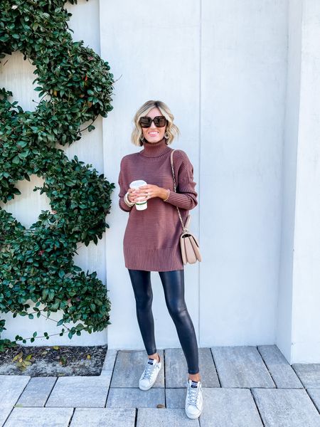 Weekend outfit idea 👏 Such a good sweater to pair with leggings! Loverly Grey is wearing  a small! 

#LTKSeasonal #LTKstyletip #LTKunder50