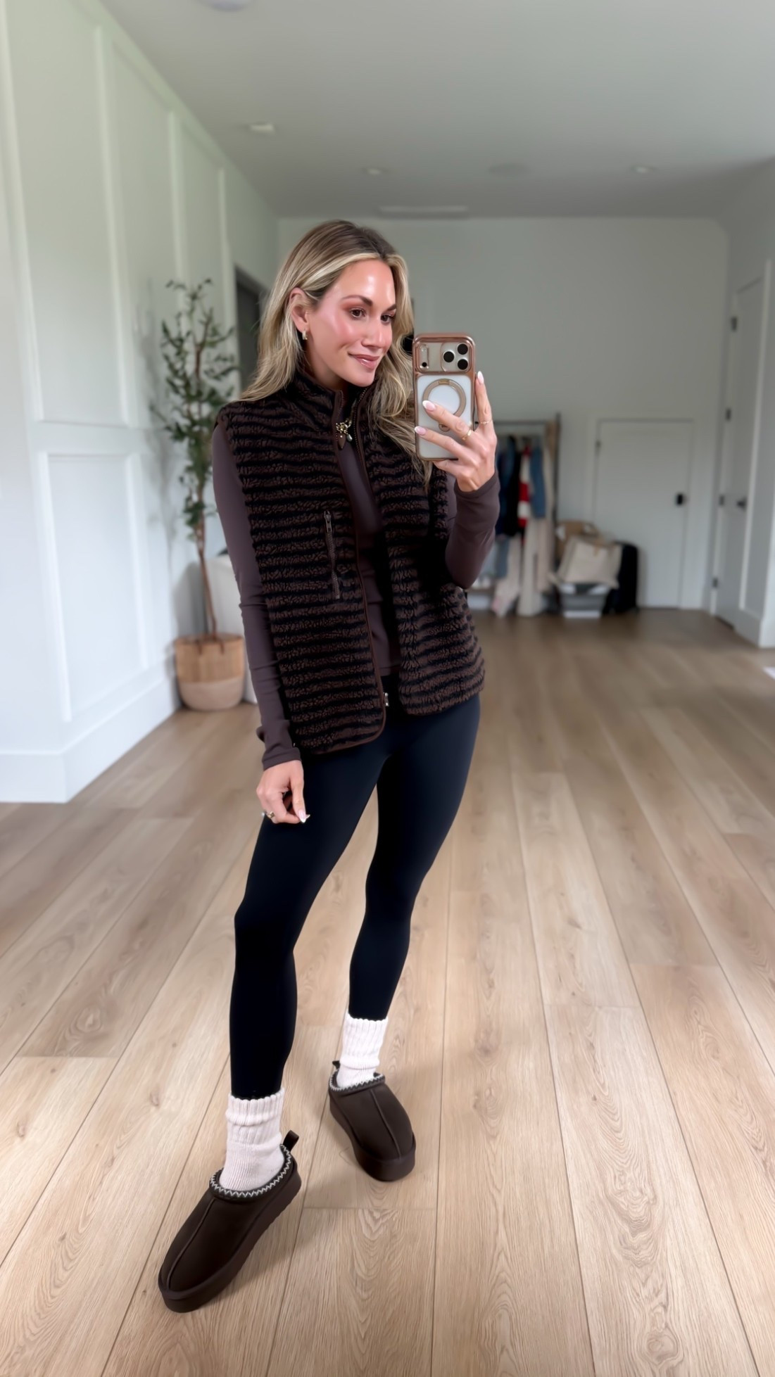 I’m so looking forward to cooler weather with this outfit! This vest feels and looks so high end, and I’m wearing my favorite leggings year after year!

#LTKootd #LTKSeasonal #LTKPetite