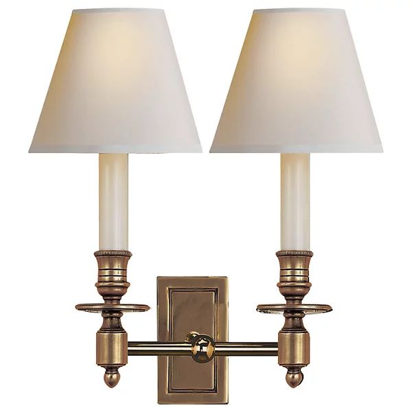 French Double Library Wall Sconce | Lumens