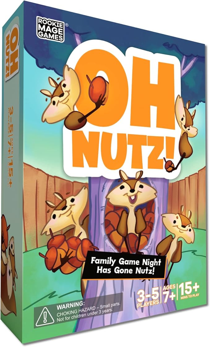 Rookie Mage Games Oh Nutz! Card Game | Family Game Night Has Gone Nutz! | Fun Game for Kids and A... | Amazon (US)