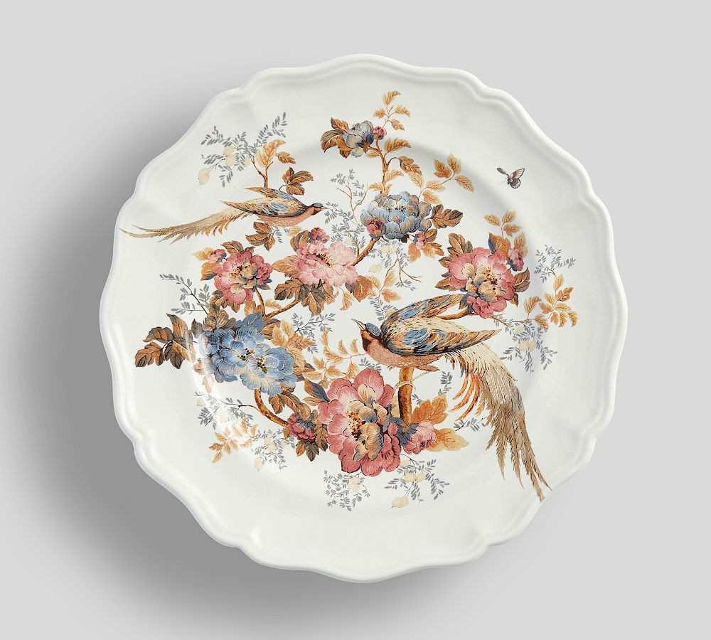 Piper Floral Bird Salad Plates - Set of 4 | Pottery Barn (US)