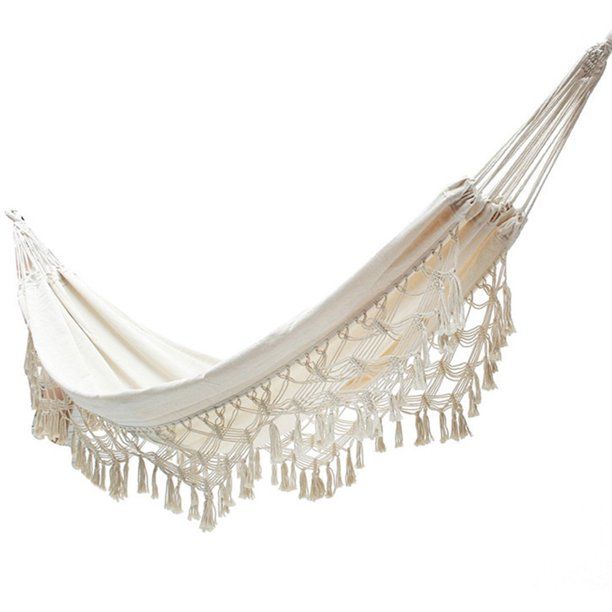 FamureFamure Hammock|200*150CM 2 Person Hammock Boho Great Brazilian Macrame Luxury Comfortable F... | Walmart (US)