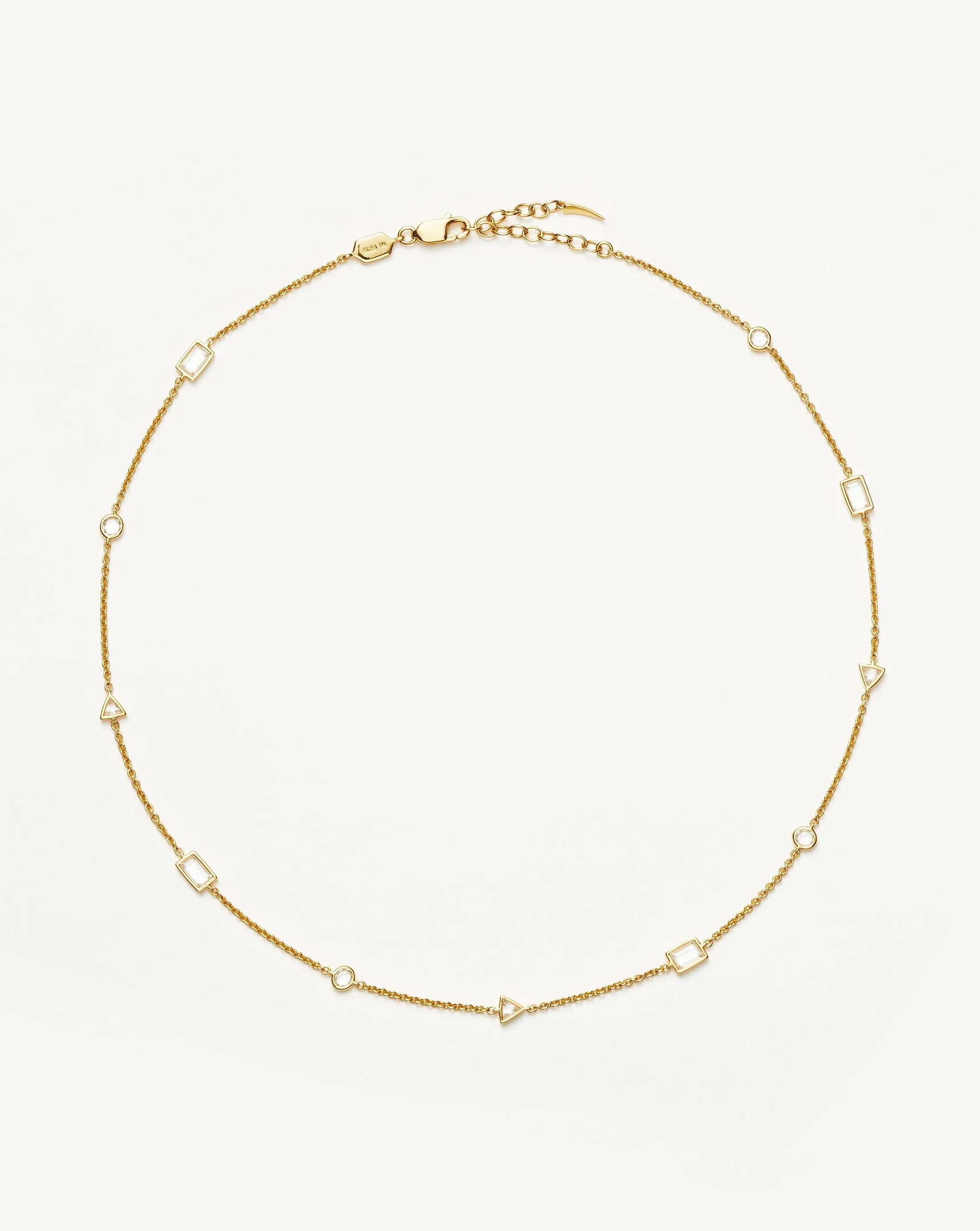 Floating Stone Charm Choker Necklaces | Missoma UK