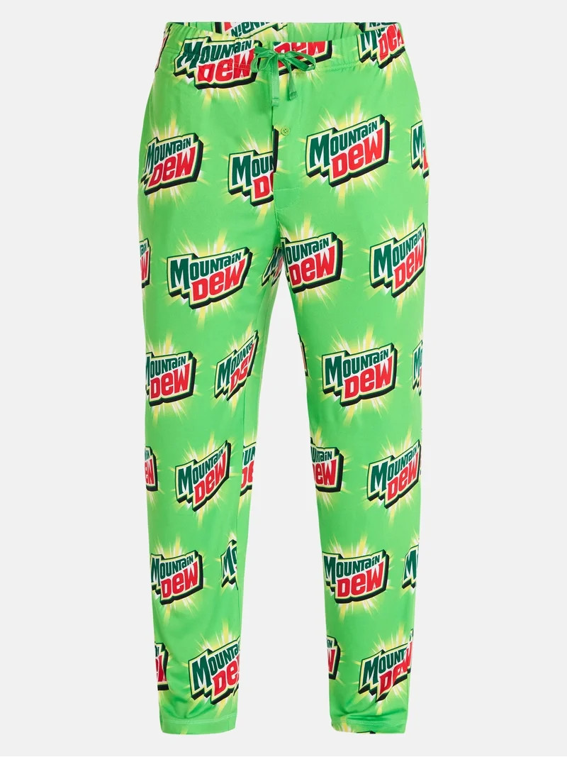 Mountain Dew Men's Graphic Sleep Pants, Sizes S-2XL | Walmart (US)