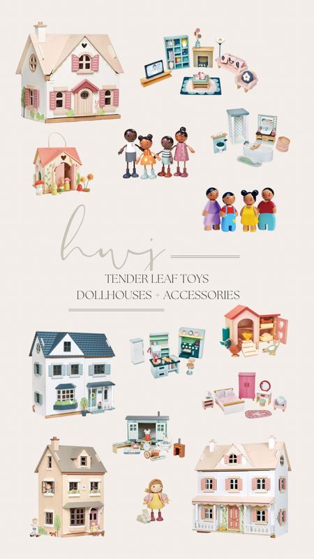 Wooden dollhouses and accessories 

#LTKhome #LTKkids