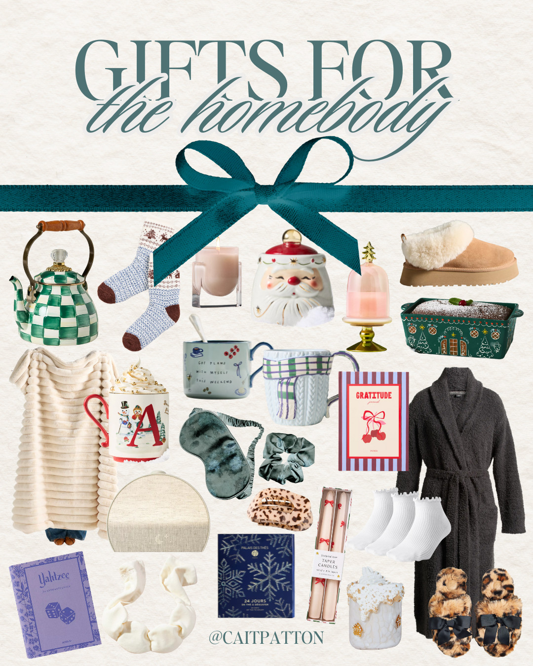 Holiday gifts for the homebody! Homebody gift ideas, gifts for the homebody, holiday gift ideas, homebody gift guide, cozy gift guide, cozy gifts, christmas gift guide, fuzzy socks, hatch alarm clock, barefoot dreams robe, candle, holiday mug, UGG slippers, UGG boots, throw blanket, holiday cup, icon juice cup, tea set, winter mug, cozy mug, fuzzy slippers 

 #LTKGiftGuide #LTKHoliday #LTKStyleTip