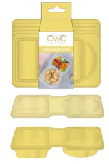 CWC 30PC 2 COMPARTMENT SNACK BOX Yellow | Walmart (US)