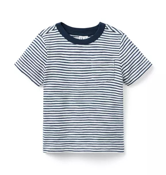The Striped Slub Tee | Janie and Jack