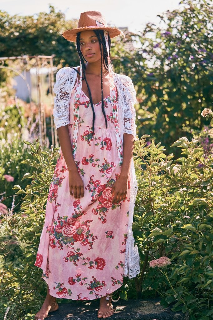 Faraday Maxi Slip Dress | LOVESHACKFANCY