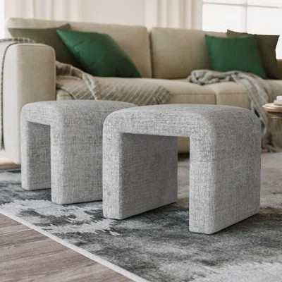 Kennedy 21 Wide Rectangle Standard Ottoman | Wayfair North America