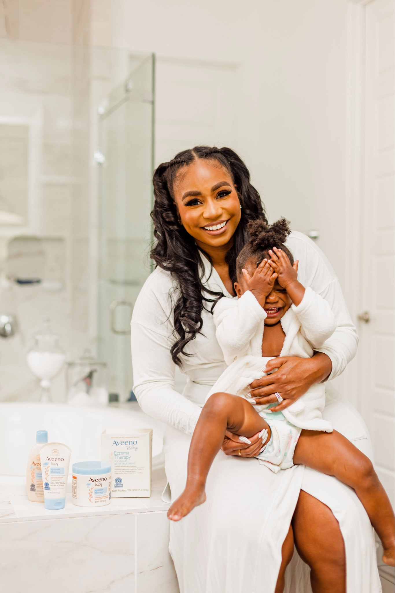 Eczema gets the best of both of us but Aveeno Eczema Therapy gives us instant relief every time! We include it in our nightime routine every night!

#LTKfamily #LTKfindsunder50 #LTKkids