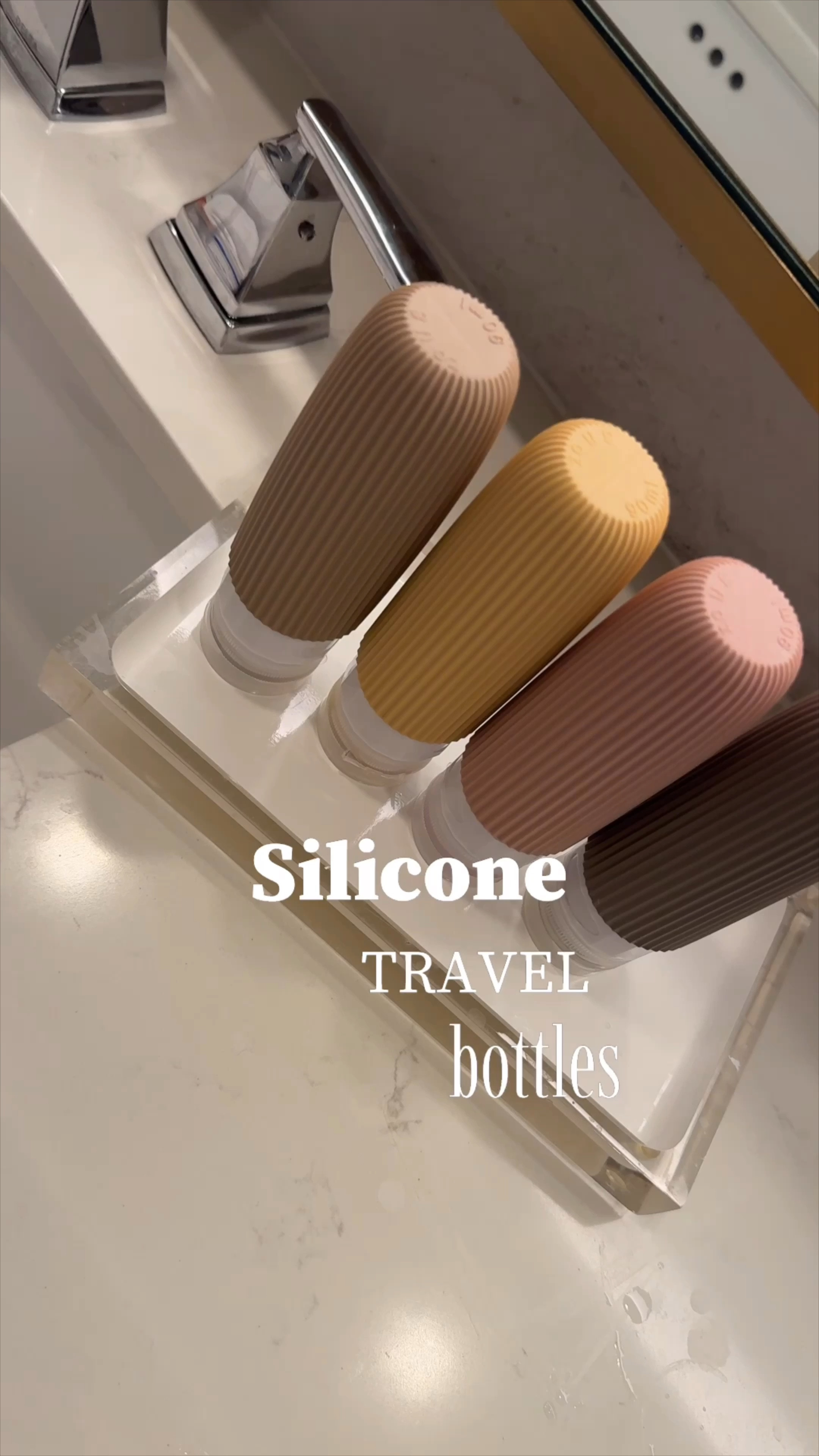 Best silicone travel containers!! 👏🏻

#LTKVideo #LTKtravel #LTKbeauty