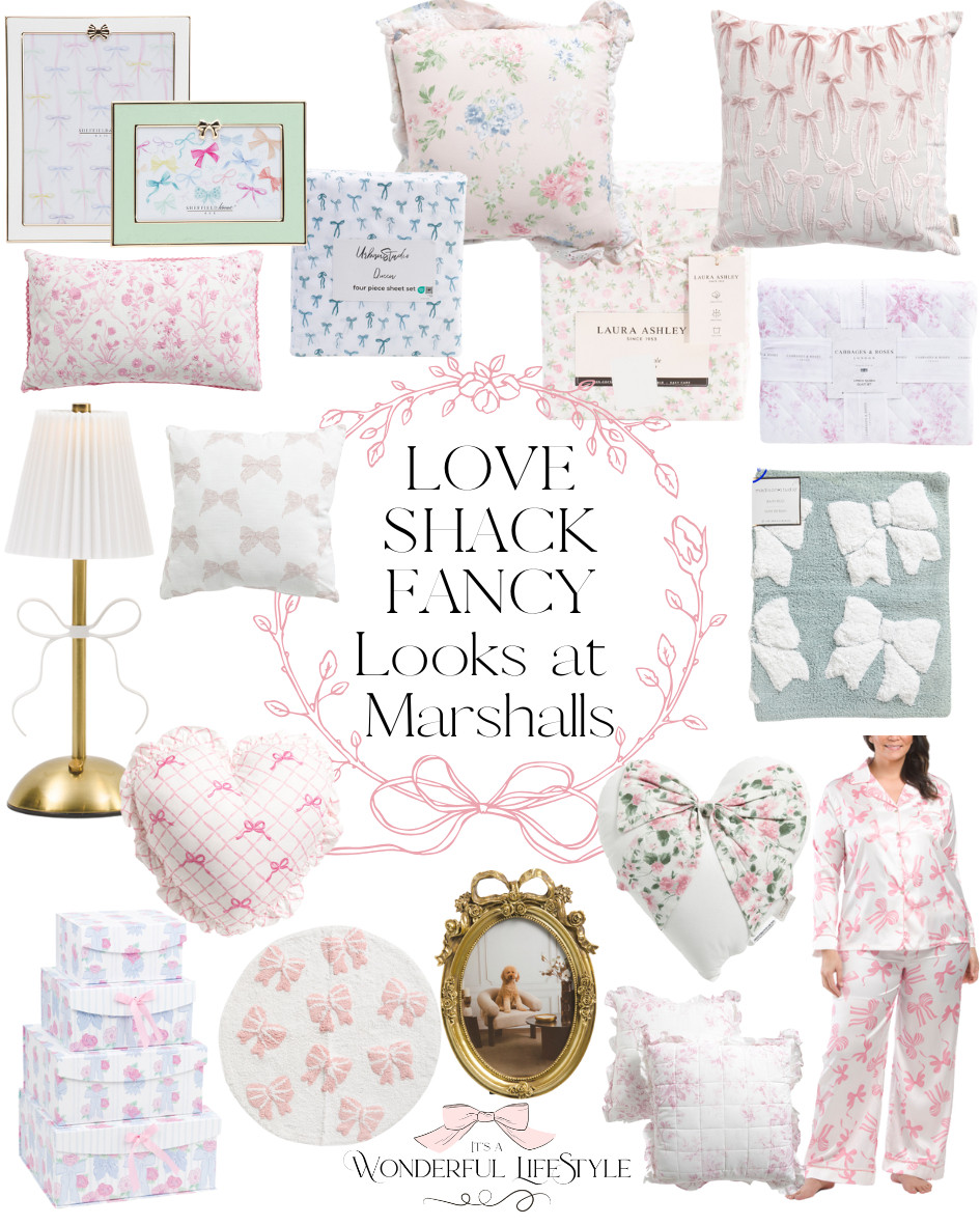 I am absolutely swooning over the gorgeous finds at Marshalls! 

All my picks are Shabby Chic, LoveShackFancy-inspired. Stunning pieces that are blooming in lovely pinks, charming florals, and adorable bows, just perfect to refresh your space. 

Come check out these beautiful items at fabulous prices! 

 #LTKHome #LTKFindsUnder50 #LTKStyleTip