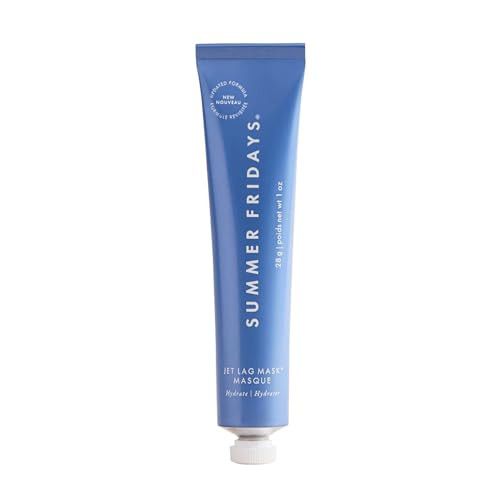 Summer Fridays Jet Lag Mask Mini - Hydrating Face Moisturizer + Mask - Enriched with Hyaluronic Acid, Niacinamide, Glycerin + Antioxidants Helps Nourish Skin for a Renewed + Radiant Complexion (1 Oz) | Amazon (US)