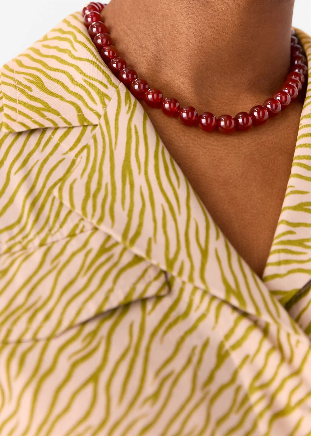 Red Large Sphere Bead Necklace | WHISTLES | Whistles UK | | Whistles
