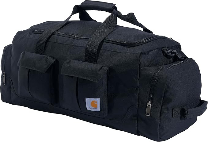 Carhartt 40L Utility Duffel, Heavy-Duty Gear Bag for Jobsite, Gym, & Travel, Duffel Bag (Black), ... | Amazon (US)