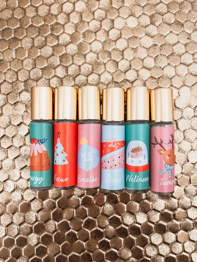 Essential Oil Labels, 10ml Roller Labels, Starter Kit Collection, 2x2 Sticker Decals, 6 pack well... | Etsy (US)