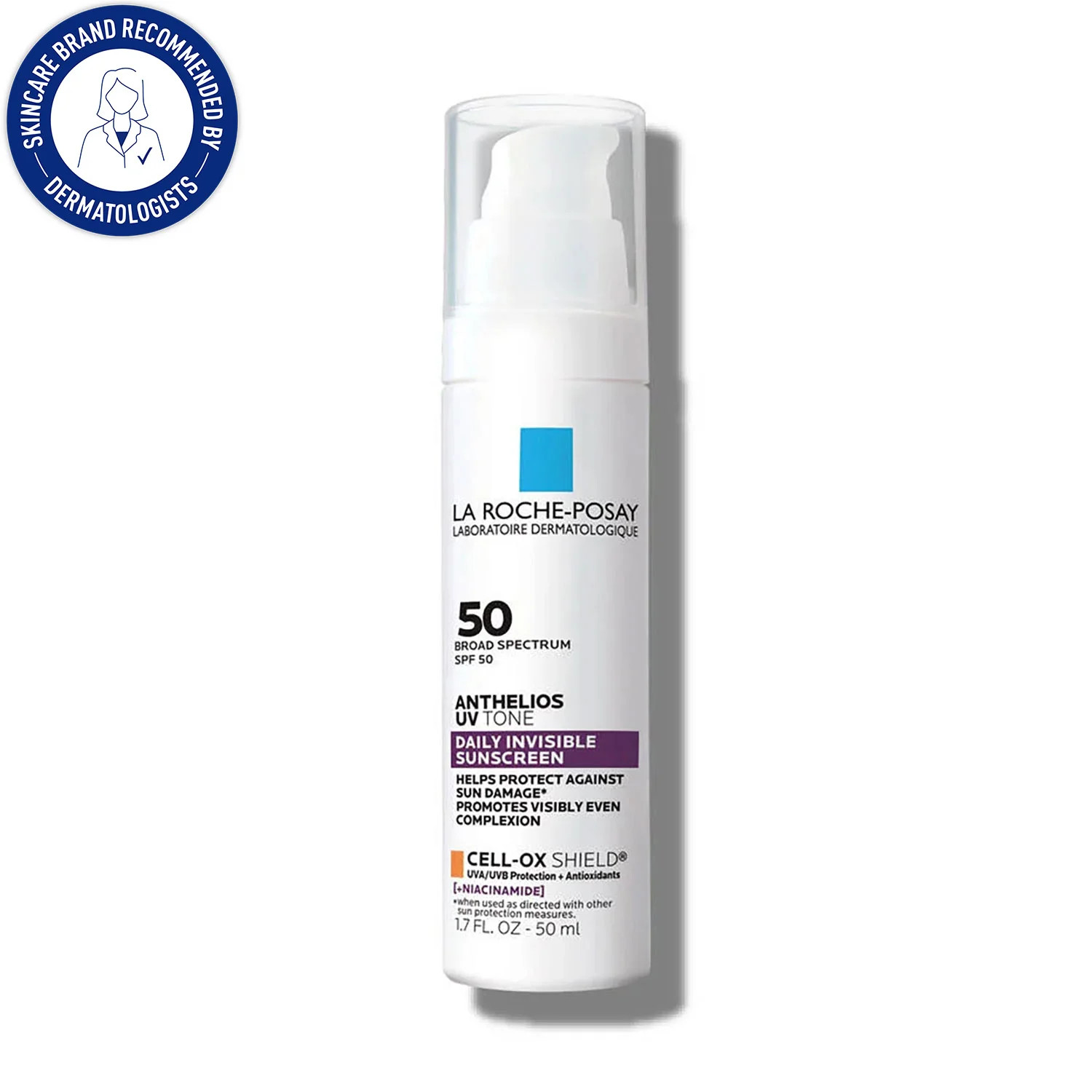 La Roche-Posay Anthelios UV Tone SPF 50 Sunscreen, 1.7 fl oz | Walmart (US)