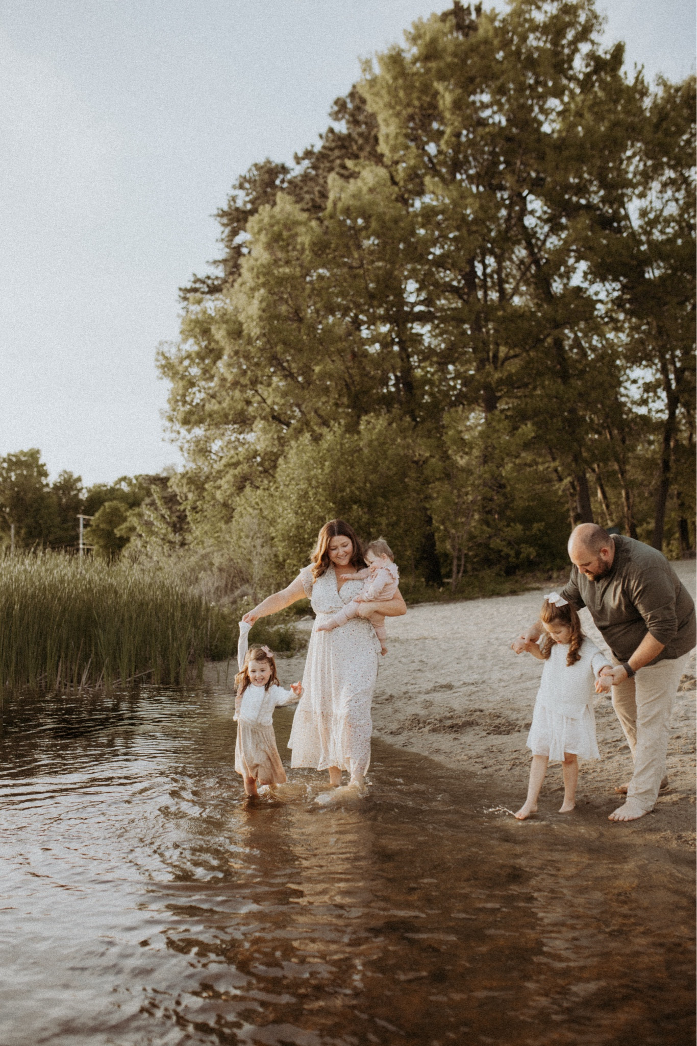 Love this dress from amazon! Just got our family photos back. Also wore it in a different color for our photos a couple years ago. 

#LTKMidsize #LTKFindsUnder100 #LTKSeasonal