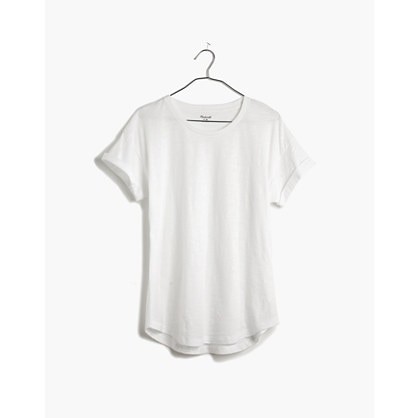 Whisper Cotton Crewneck Tee | Madewell