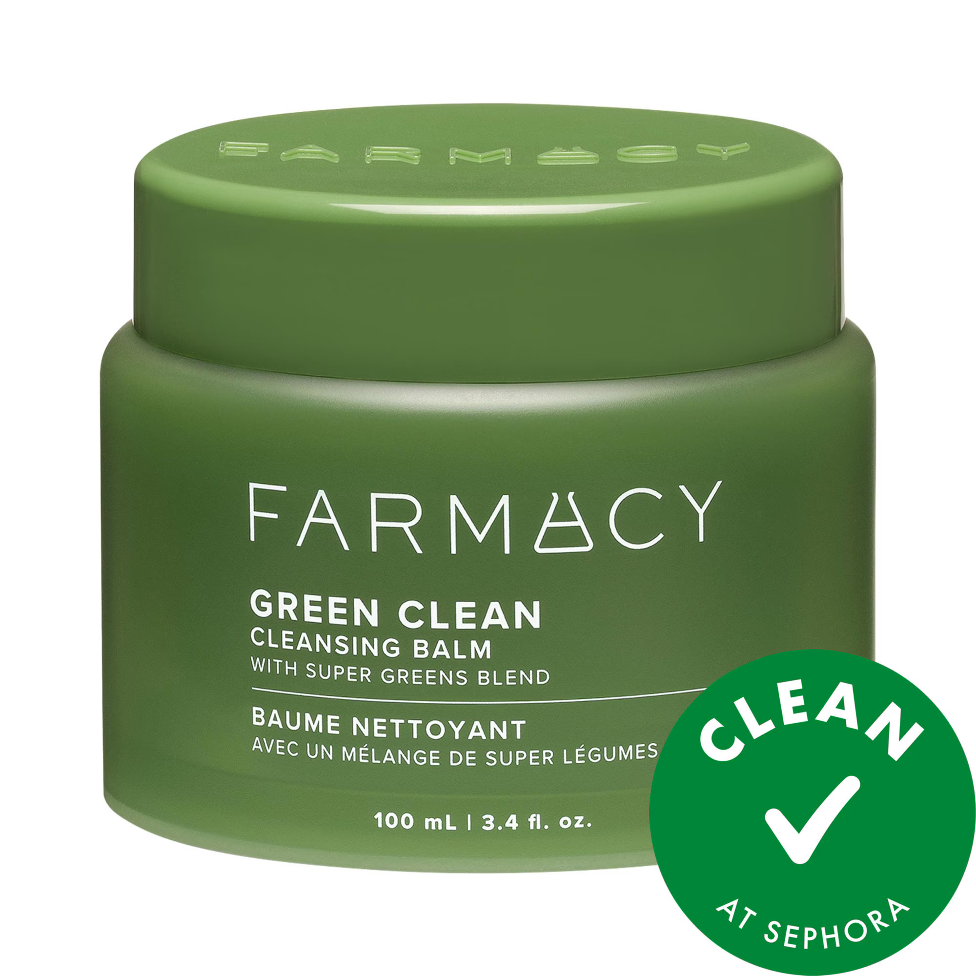 Farmacy Green Clean Makeup Removing Cleansing Balm Original 3.4 oz / 100 mL | Sephora (US)