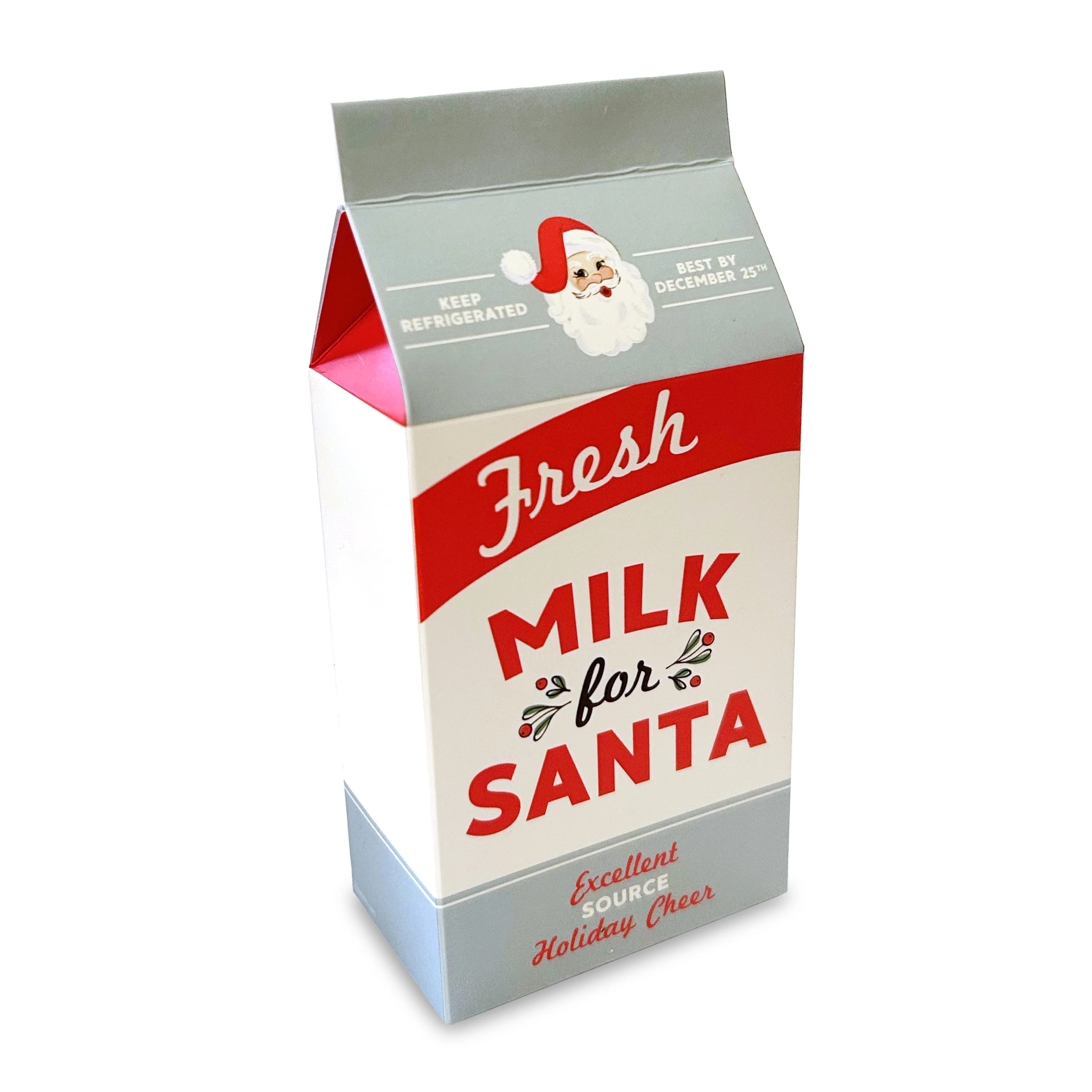 Multicolor Milk for Santa Milk Carton Decoration, 5.25", by Holiday Time | Walmart (US)