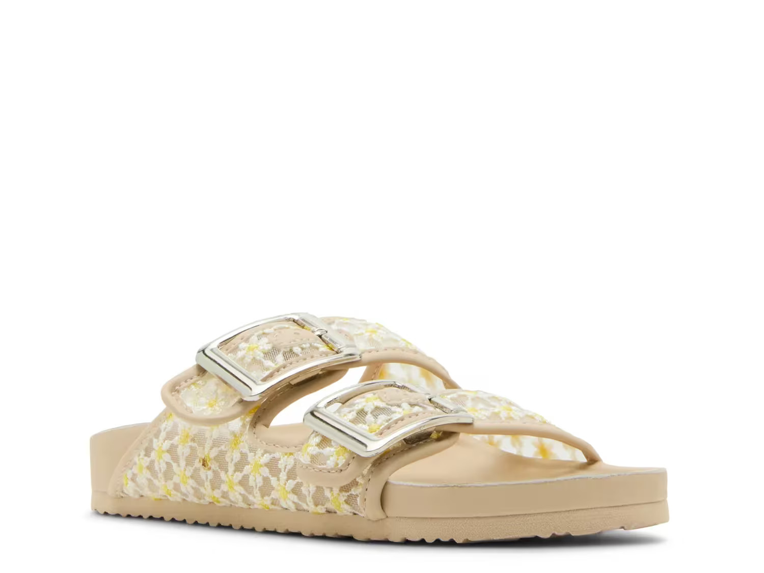 Madden Girl Bam Bam Sandal | Women's | Multicolor Floral Print | Size 9.5 | Sandals | Footbed | DSW
