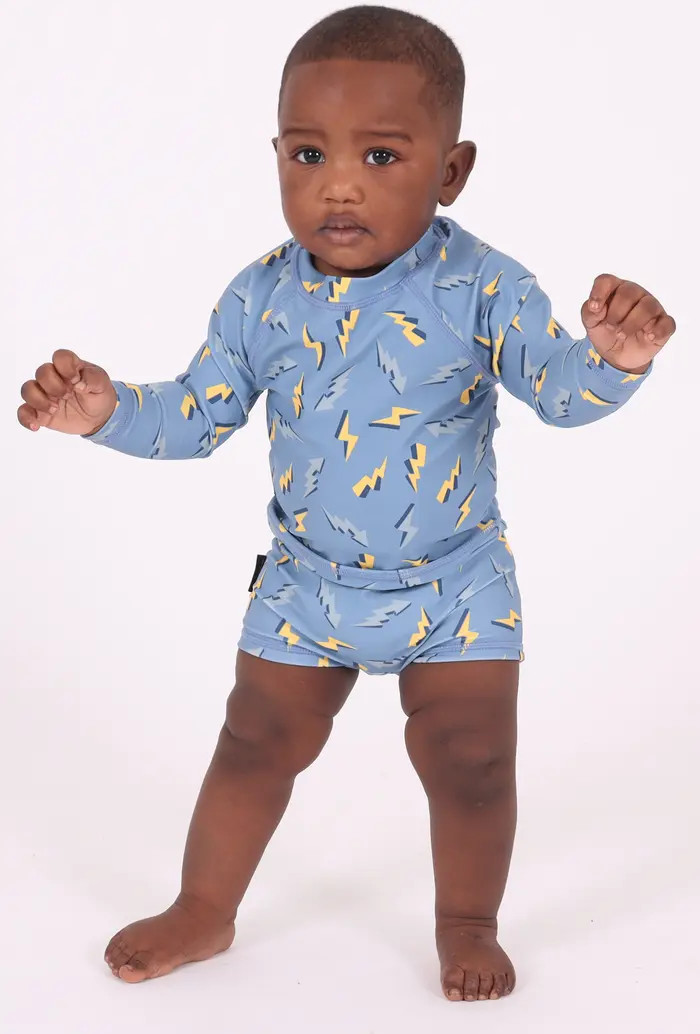 dot australia Lightning Long Sleeve Swim Shirt & Shorts | Nordstromrack | Nordstrom Rack