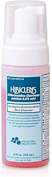 Hibiclens Antiseptic Antimicrobial Skin Cleanser 4oz Foam Pump | Amazon (US)