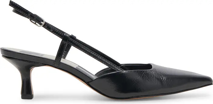Odela Pointed Toe Kitten Heel Slingback Pump (Women) | Nordstrom
