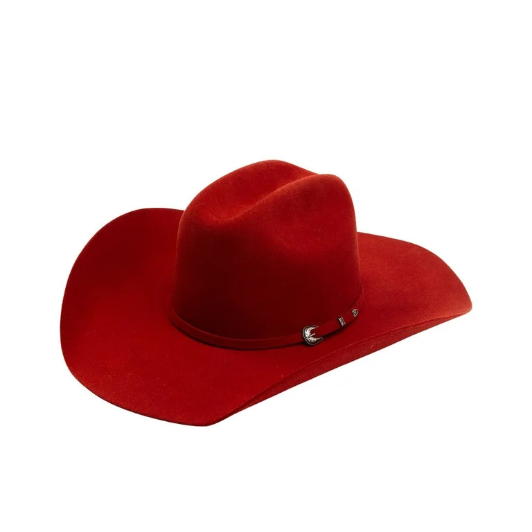 Serratelli Unisex 2X Felt Cowboy Hat Red 7 1/4 - Walmart.com | Walmart (US)