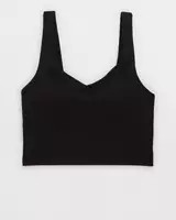 OFFLINE By Aerie Real Me Low Key Longline Sports Bra | Aerie