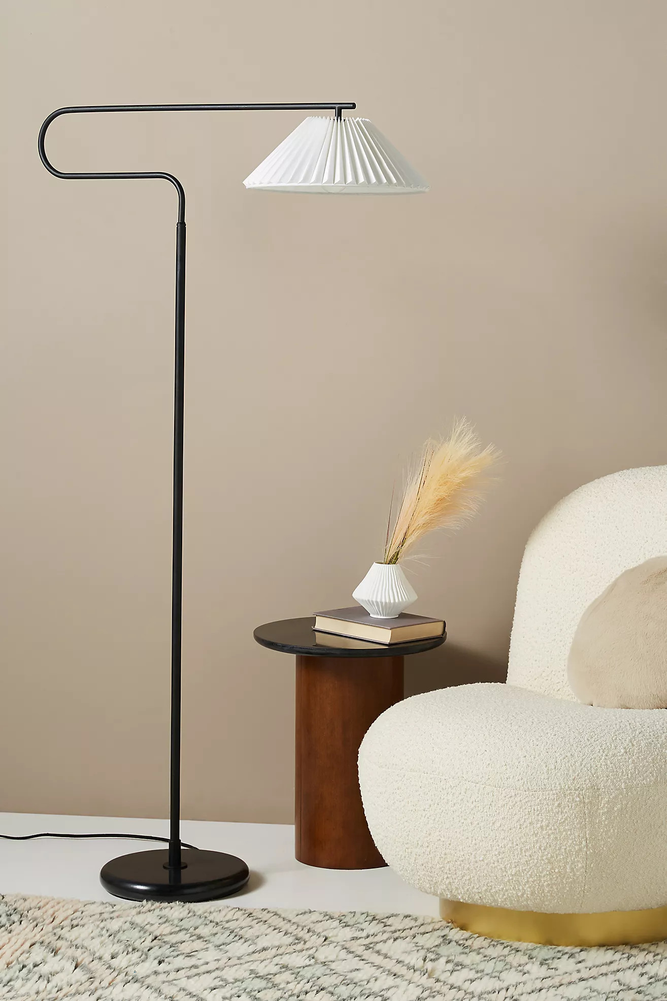 Harriet Paper Pleated Floor Lamp | Anthropologie (US)