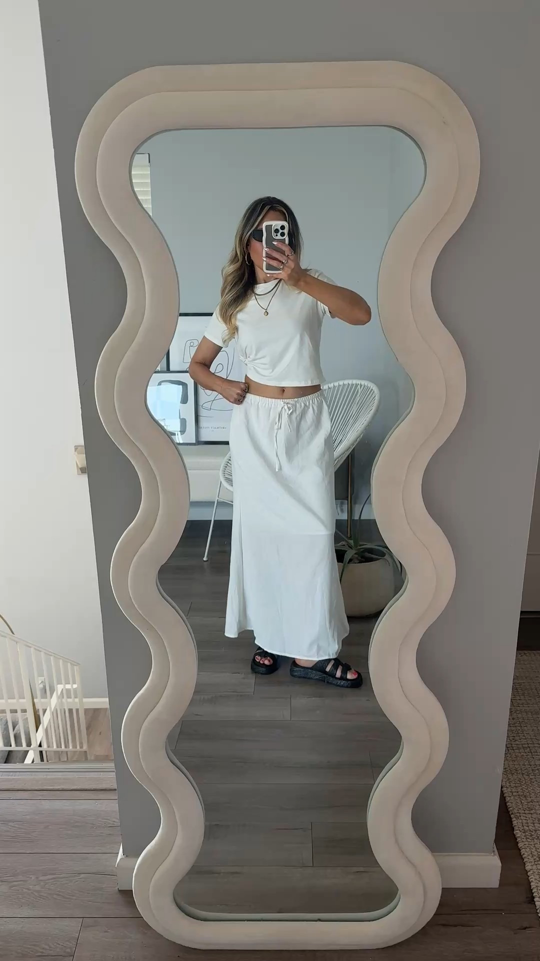 White maxi skirt and white tee. Under $20! Shein haul, shein summer, shein outfits 

#LTKFindsUnder100 #LTKFindsUnder50 #LTKSeasonal