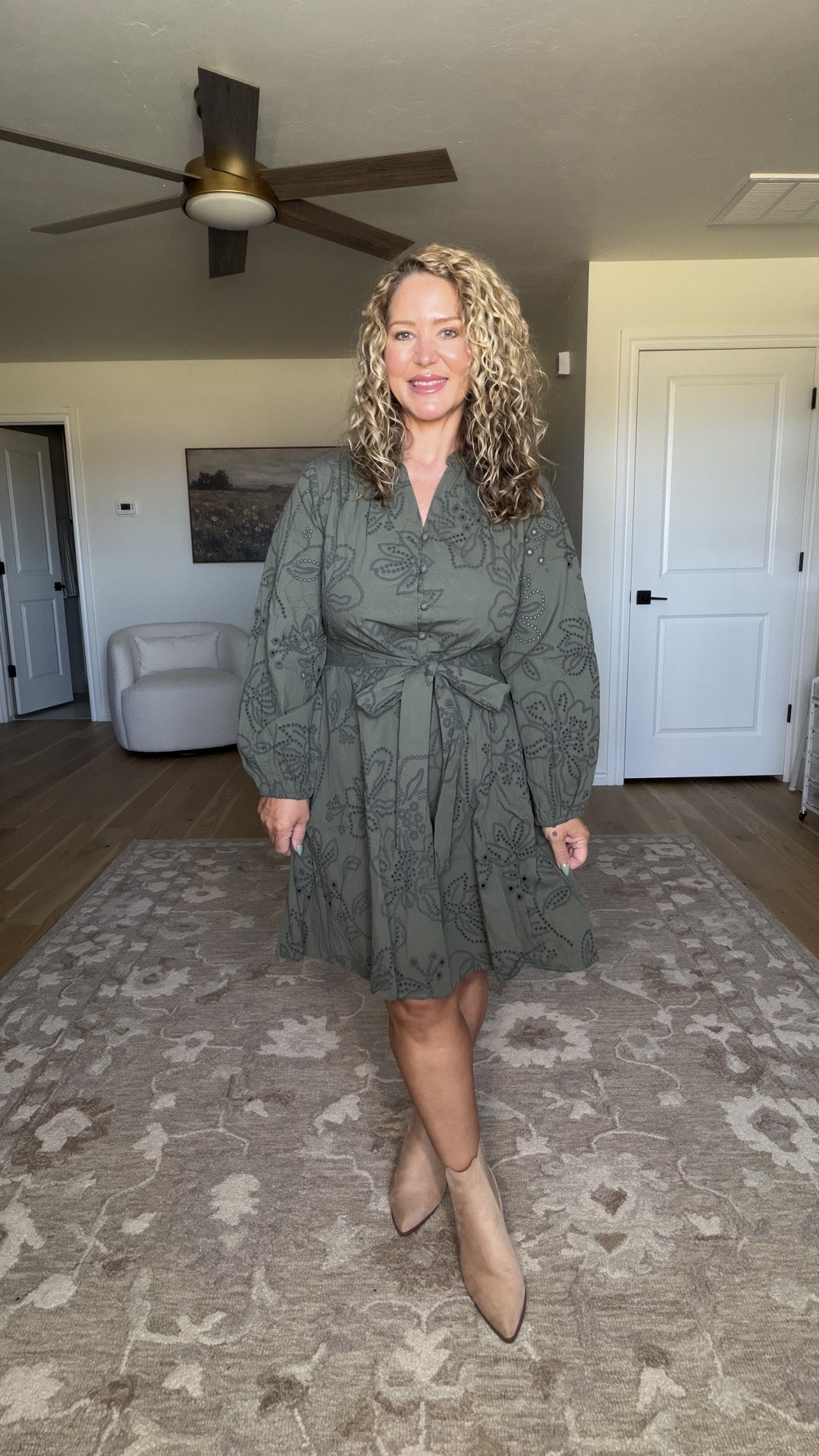 Size large

#LTKOver40 #LTKMidsize #LTKPetite