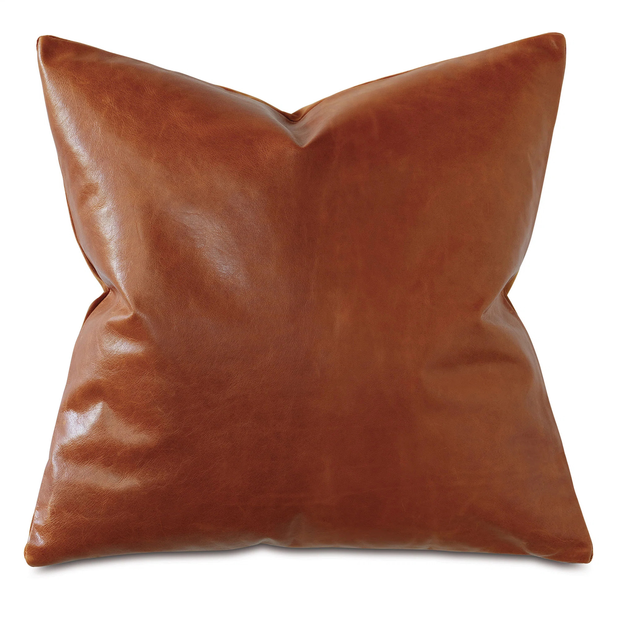 Tudor Square Leather Pillow Cover & Insert | Wayfair North America