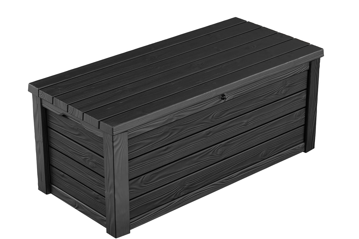 Keter Eastwood 150 Gallon Resin and Plastic Deck Box, Anthracite Gray - Walmart.com | Walmart (US)