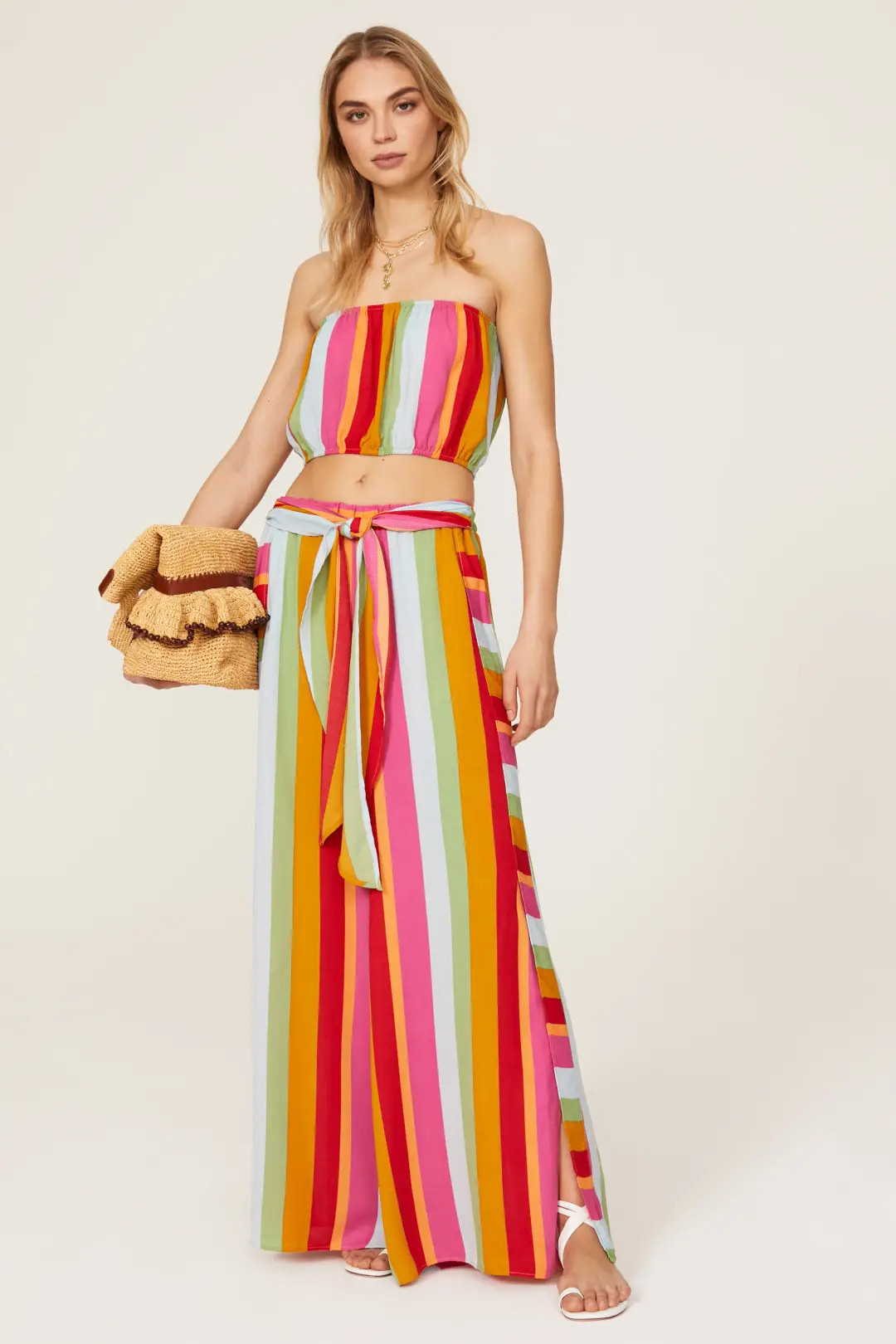 Show Me Your Mumu Striped Journey Pants | Rent the Runway