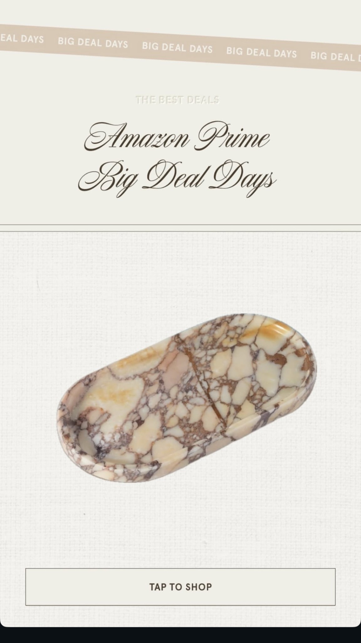 Amazon Prime Big Deal Days Sale Find

#LTKHome #LTKU #LTKSaleAlert