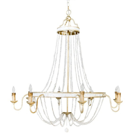 Empire Shell Inlay Chandelier | Shades of Light
