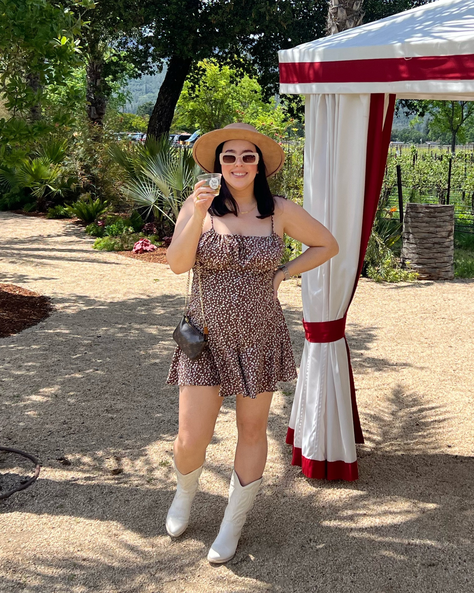 What to wear to a country music concert / festival outfit / wine country outfit / Napa outfit / summer outfit / romper / western boots

#LTKFestival #LTKMidsize #LTKTravel