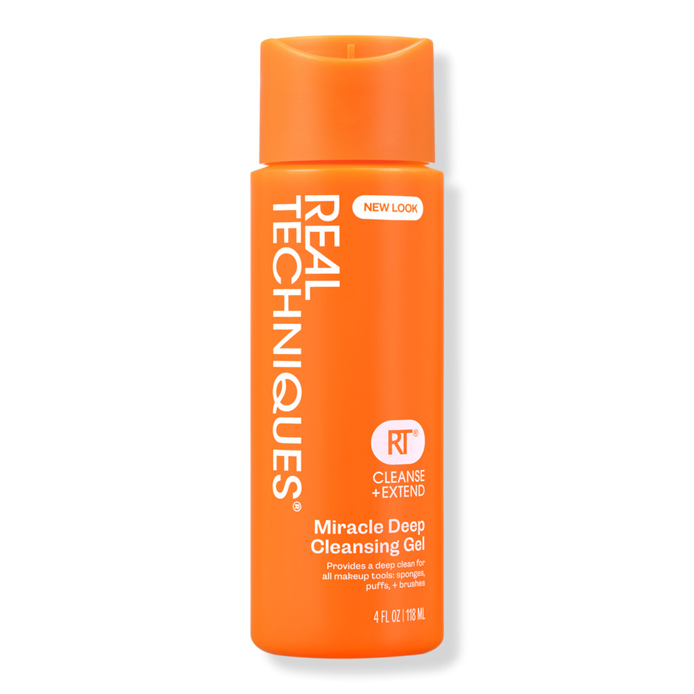 Real Techniques Miracle Deep Brush + Sponge Cleansing Gel | Ulta