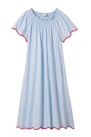 Patio Midi Dress in Americana | LAKE Pajamas