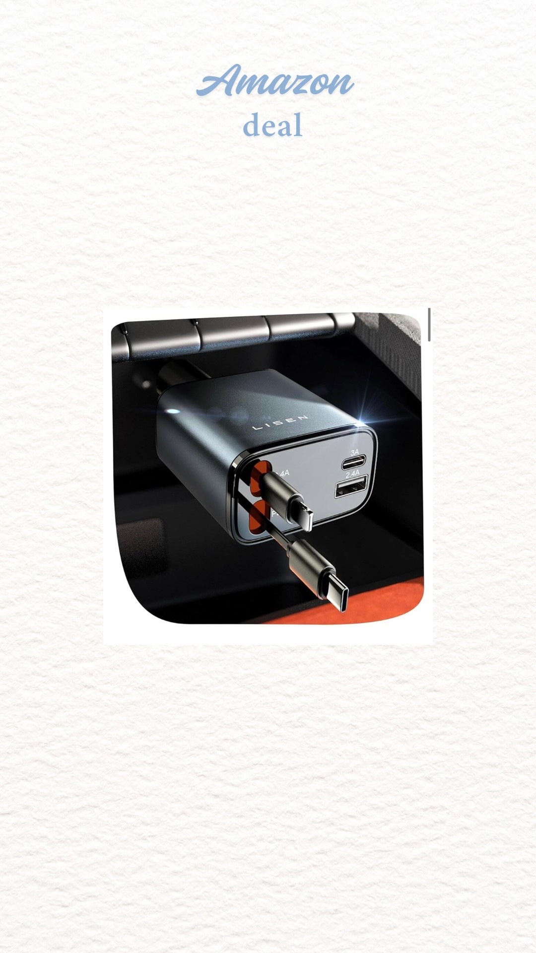 Amazon retractable car charger

Best car charger 