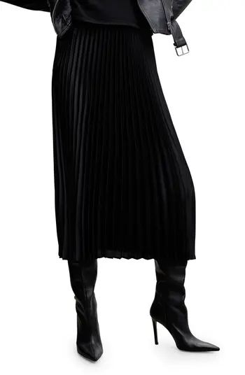 Pleated Satin Skirt | Nordstrom