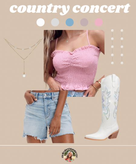 COUNTRY CONCERT INSPO🤠🤠
cute little denim moment with this outfit!
I love this top, it’s these three, so I’m linking similar ones I could find!
if you don’t have these white sparkle boots yet, what are you doing??
They are the cutest, I love them so much!
I’m going to Thomas Rhett tomorrow so pics from that are coming soon!!

#thomasrhett #concert #country #inspo #outfit #boots #countryboots #cowboyboots #sparkleboots #whiteboots #concertoutfit


#LTKU #LTKSeasonal #LTKstyletip